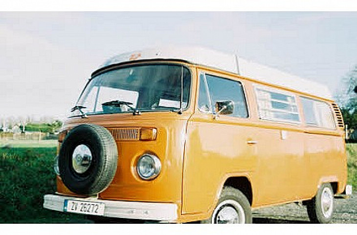 VW Westfalia called Ollie hire Kentsown