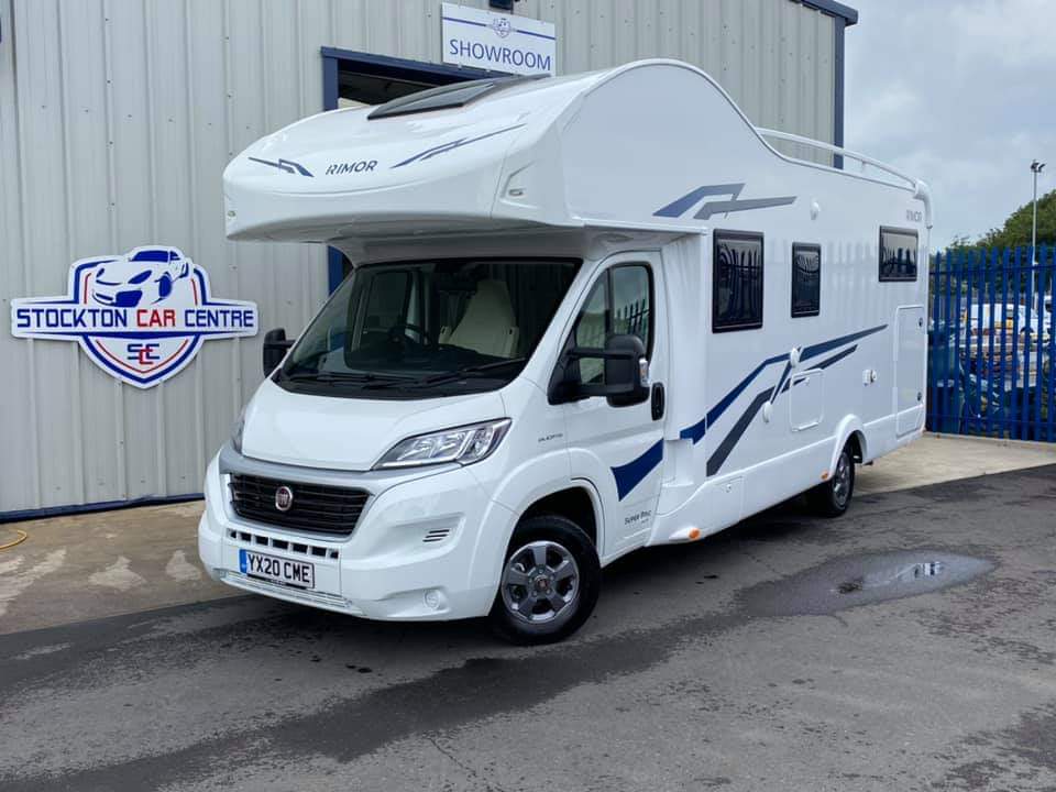 Motorhome hire Stockton On Tees Fiat Rimor Superbrig Suite 695 TC