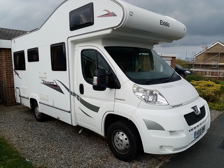 Elddis Autoquest 145 hire Sheffield