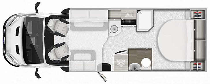 Motorhome hire Romsley - Autotrail F74 (Automatic)