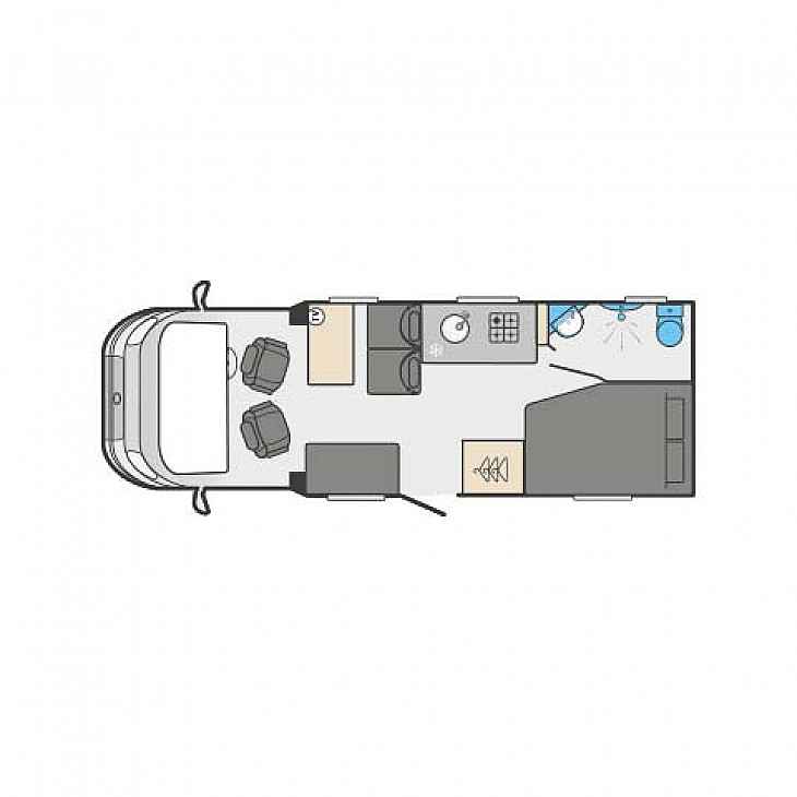 Motorhome hire Bathgate - Swift Edge 464