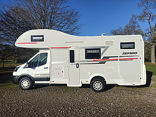 Roller team Zefiro 675 Motorhome  for hire in  Romsey